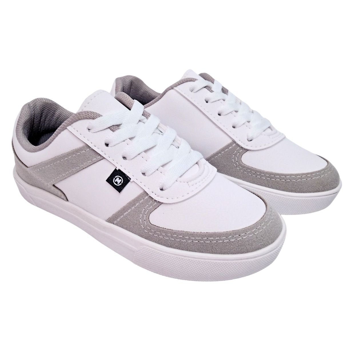 TÊNIS CASUAL MOLEKINHO MENINO 2801.168 Branco/Cinza 2