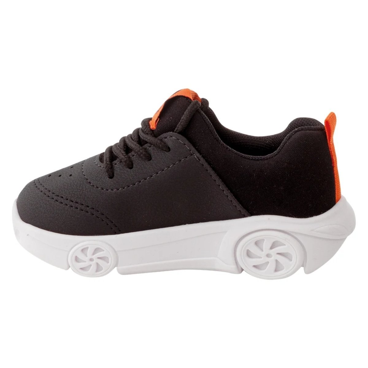 TÊNIS MOLEKINHO BABY LED 2632.105 Preto/Laranja 5