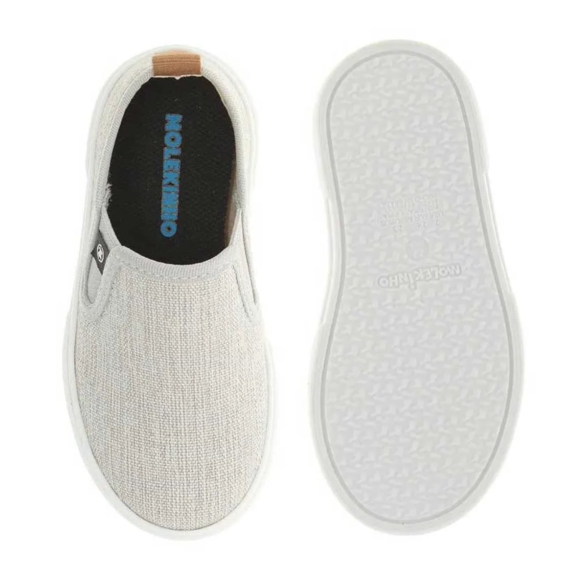 TÊNIS SLIP ON MOLEKINHO BABY 2136.161 Cinza 4