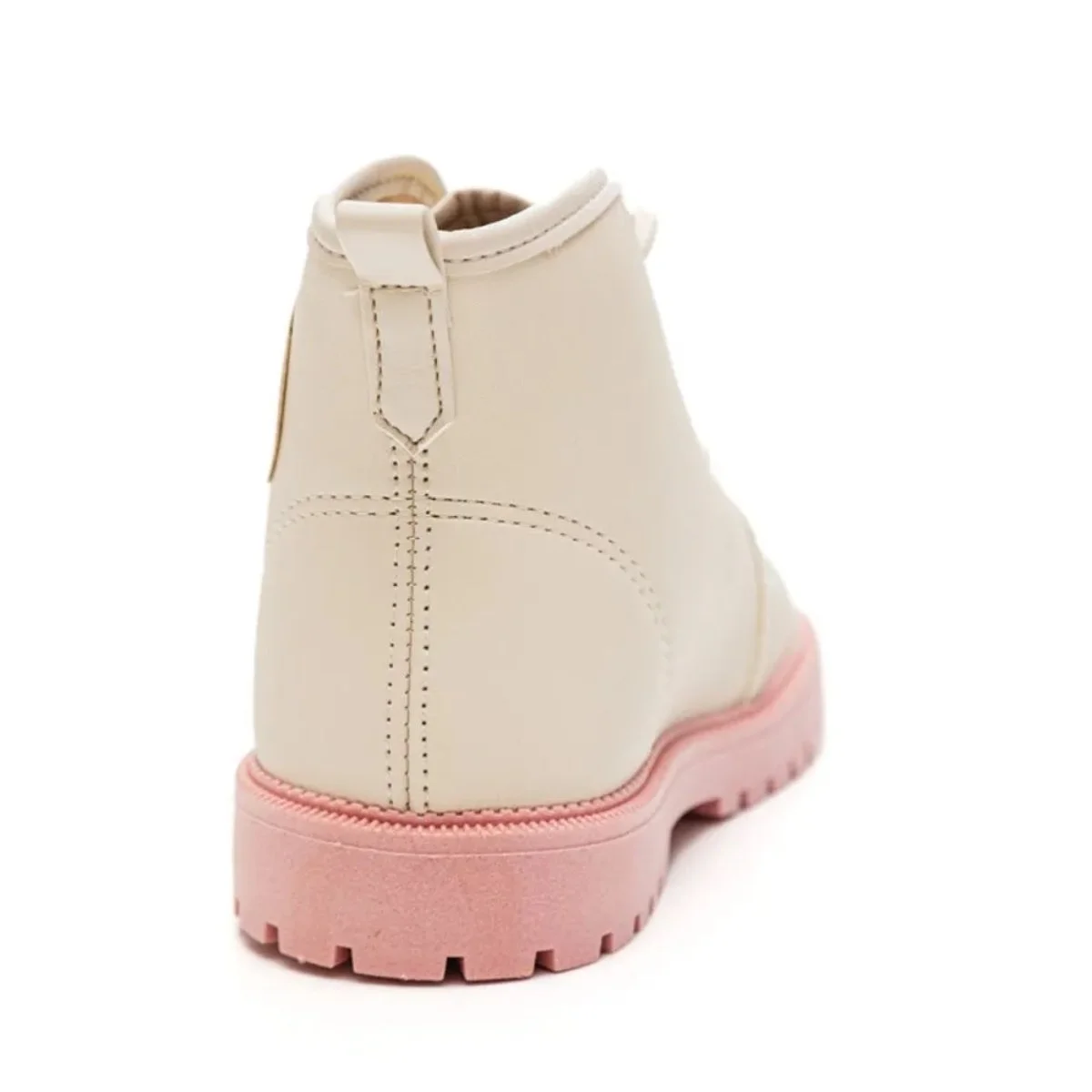 BOTA MOLEKINHA COTURNO TRATORADO 2126.525 Bege/Rosa 4