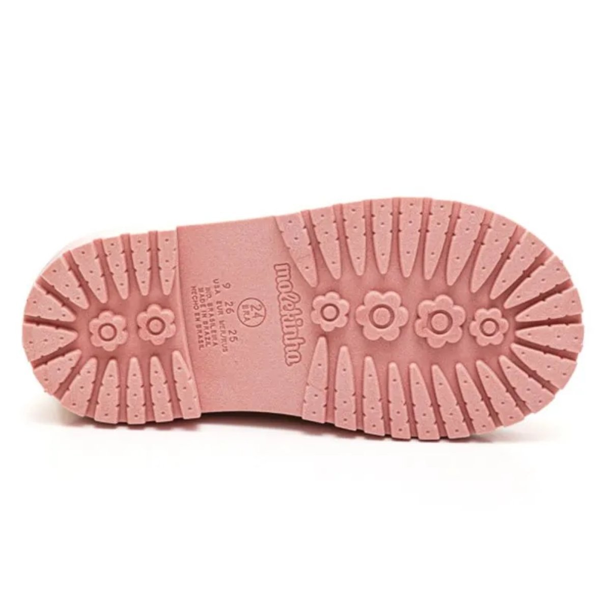 BOTA MOLEKINHA COTURNO TRATORADO 2126.525 Bege/Rosa 5