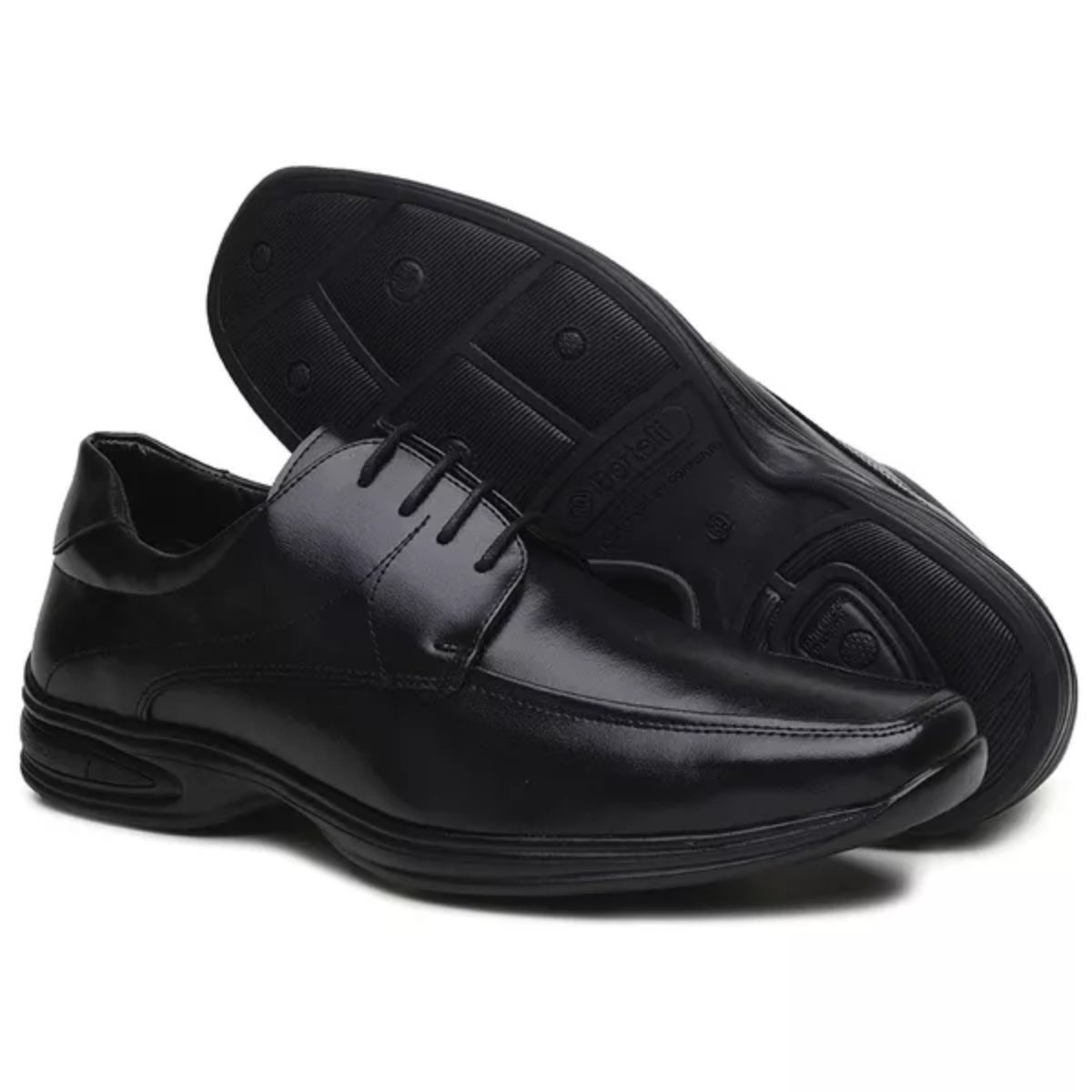SAPATO SOCIAL BERTELLI ANTI SHOCK 35.000 Preto 2