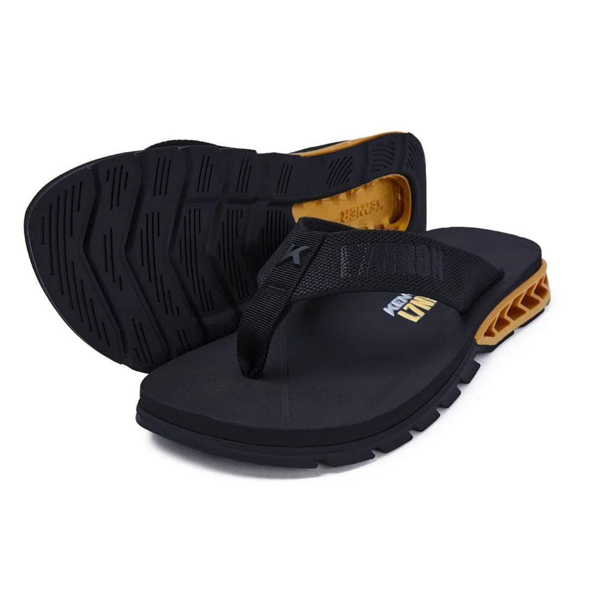 CHINELO KENNER RAKKA AMPASS L7 Preto/Dourado 2