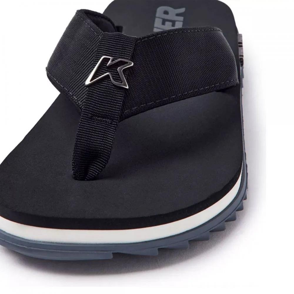 SANDÁLIA KENNER KIVAH LINE Preto/Branco 3