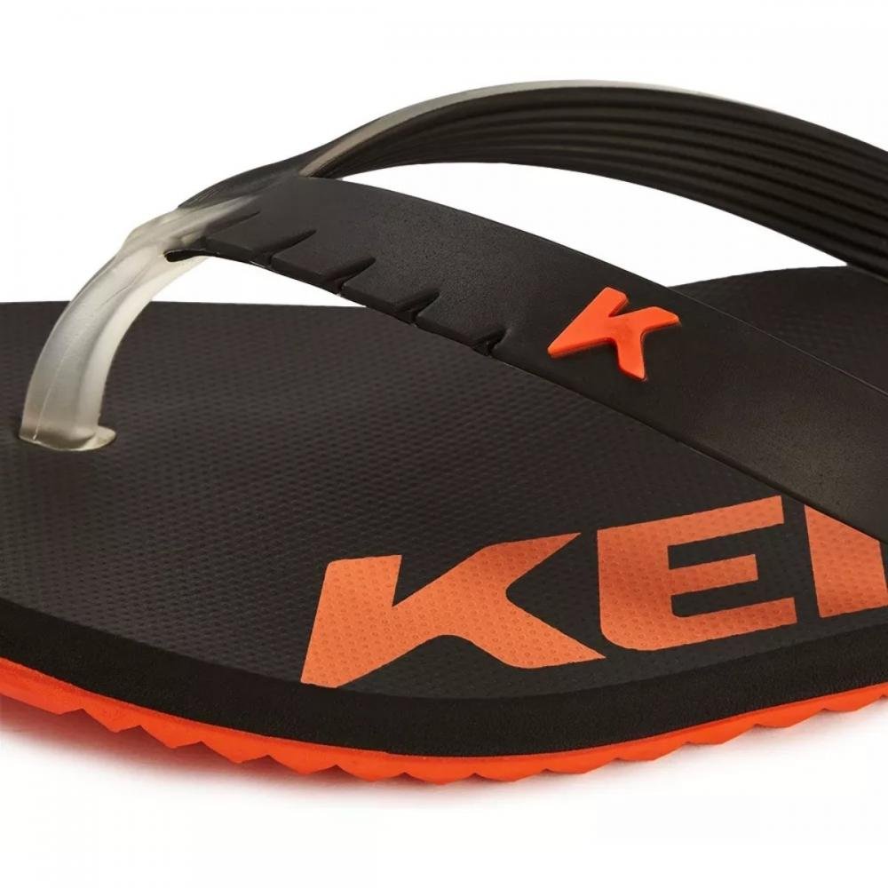 CHINELO KENNER RED Preto/Laranja 4