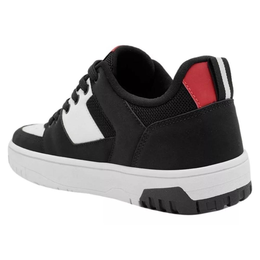 TÊNIS OLLIE MASCULINO CASUAL TYGER 2 Preto/Branco/Vermelho 4