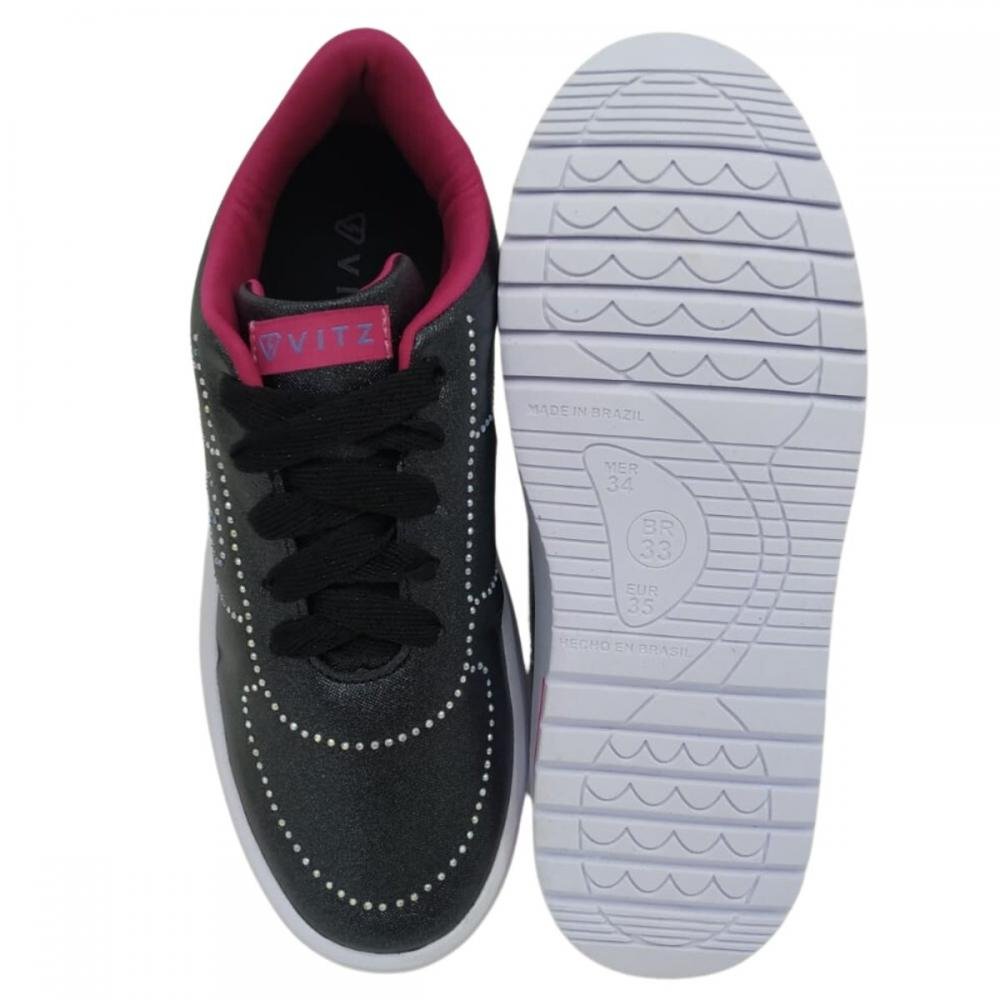 TÊNIS VITZ MENINA 320.001 Preto 4