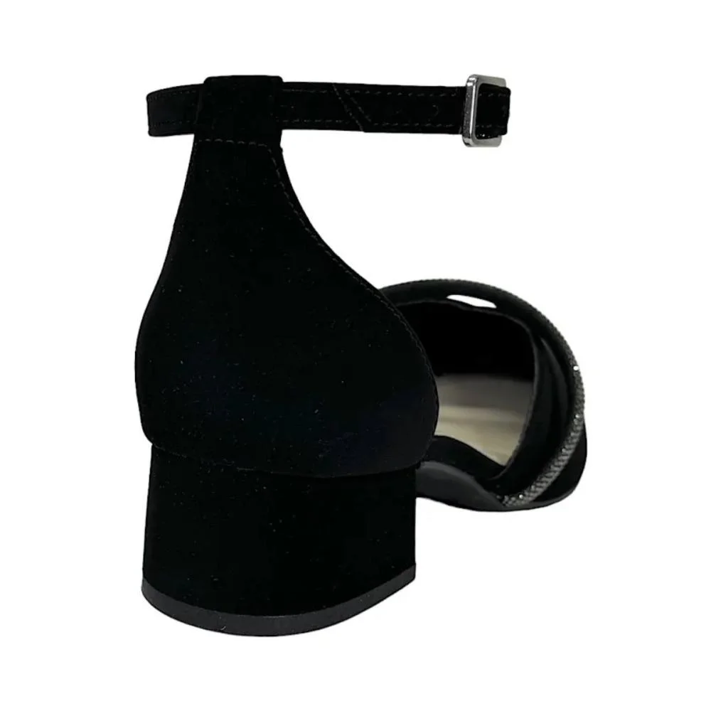 SAPATO BEBECÊ STRASS BICO FINO T3628-089  Preto 4