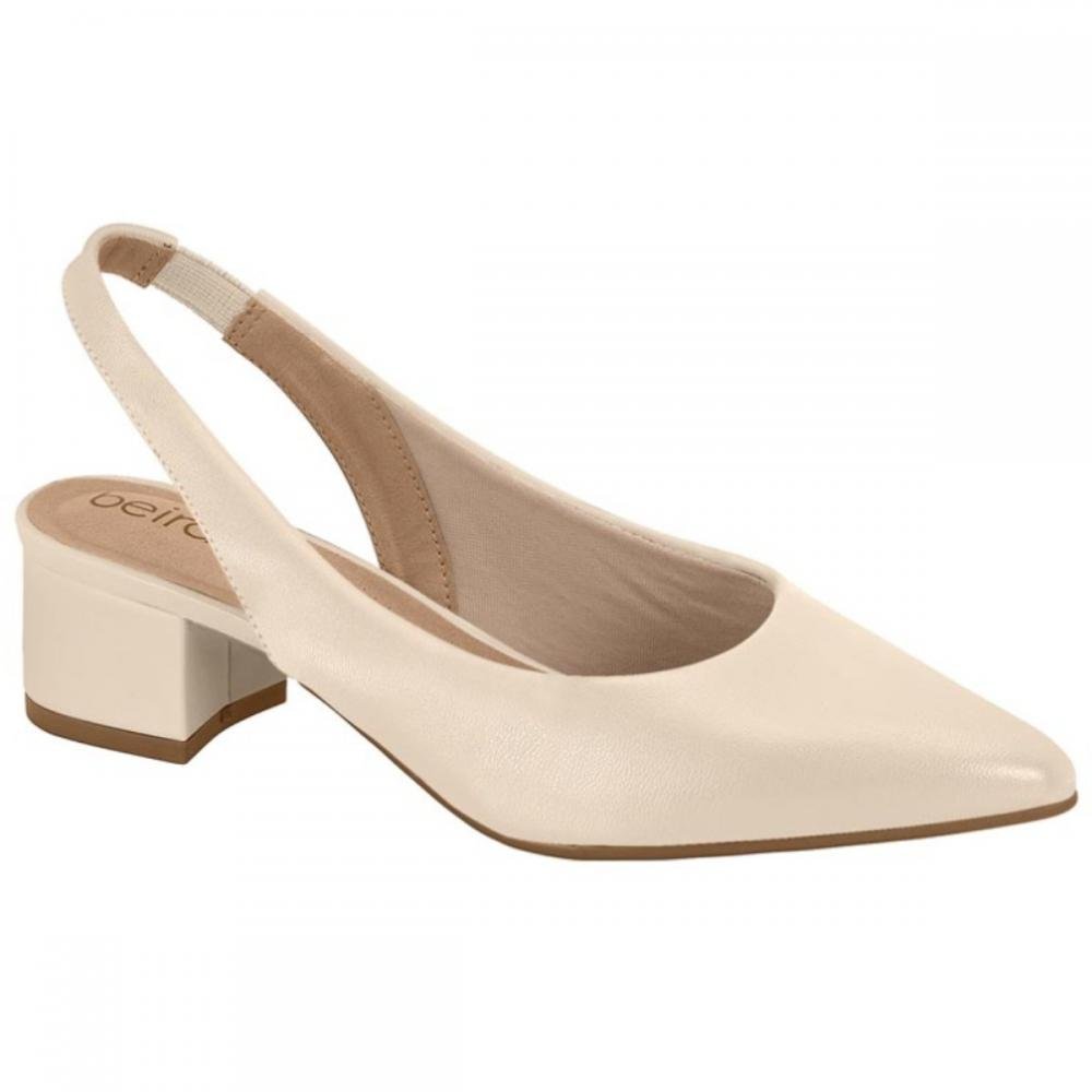 SAPATO SLINGBACK BEIRA RIO 4182.220  Branco 1