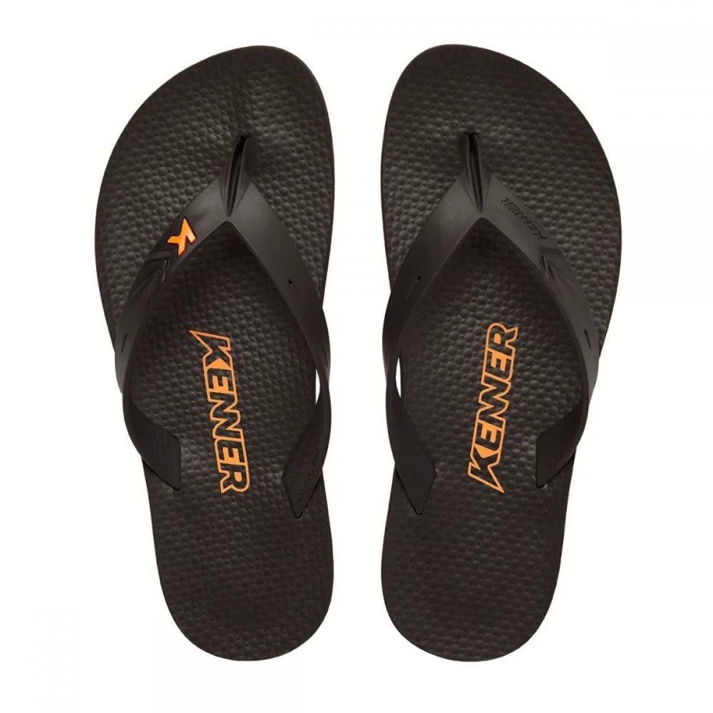 CHINELO KENNER NEW SUMMER  Preto/Laranja 2