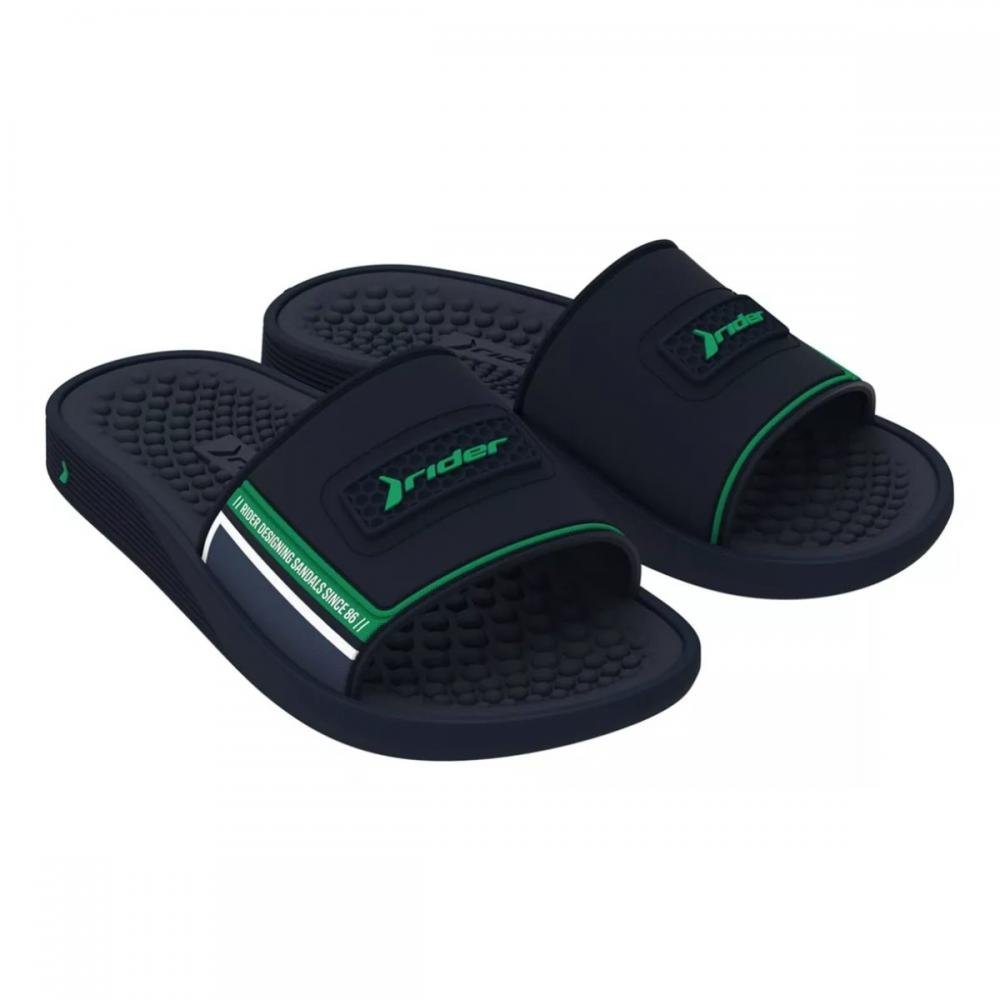 CHINELO SLIDE INFANTIL PUMP RIDER 11784 Azul 2