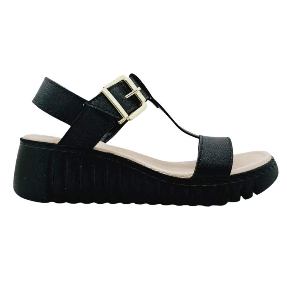 SANDÁLIA ANABELA MODARE ULTRACONFORTO 7197.103 Preto 2
