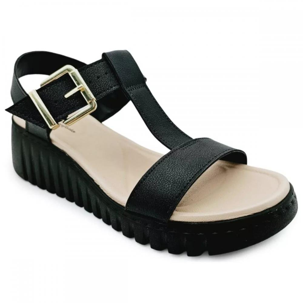 SANDÁLIA ANABELA MODARE ULTRACONFORTO 7197.103 Preto 5