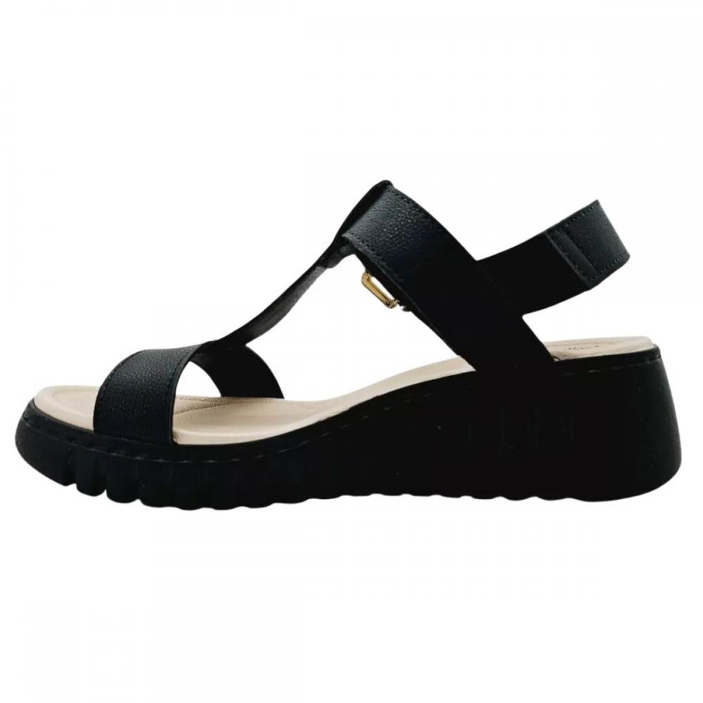 SANDÁLIA ANABELA MODARE ULTRACONFORTO 7197.103 Preto 4