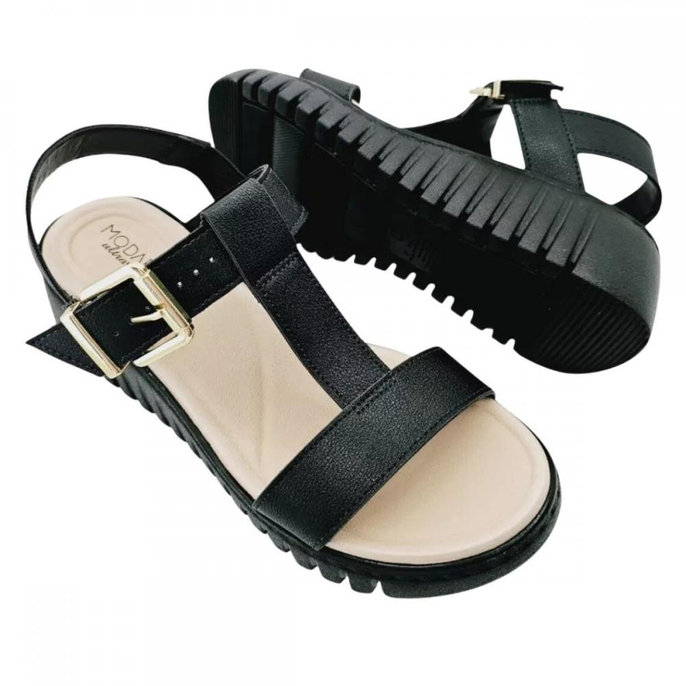 SANDÁLIA ANABELA MODARE ULTRACONFORTO 7197.103 Preto 6