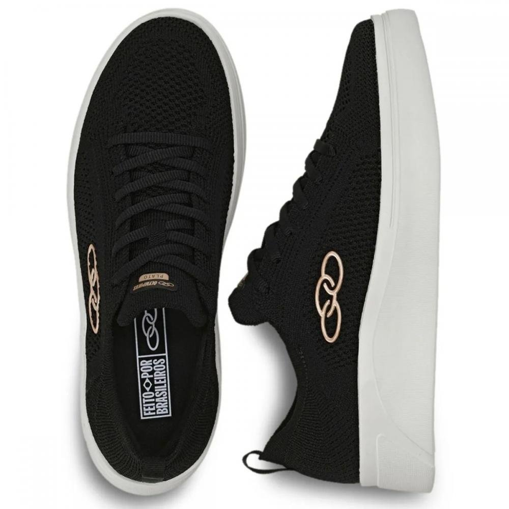TÊNIS OLYMPIKUS PLATO FEMININO Preto 3