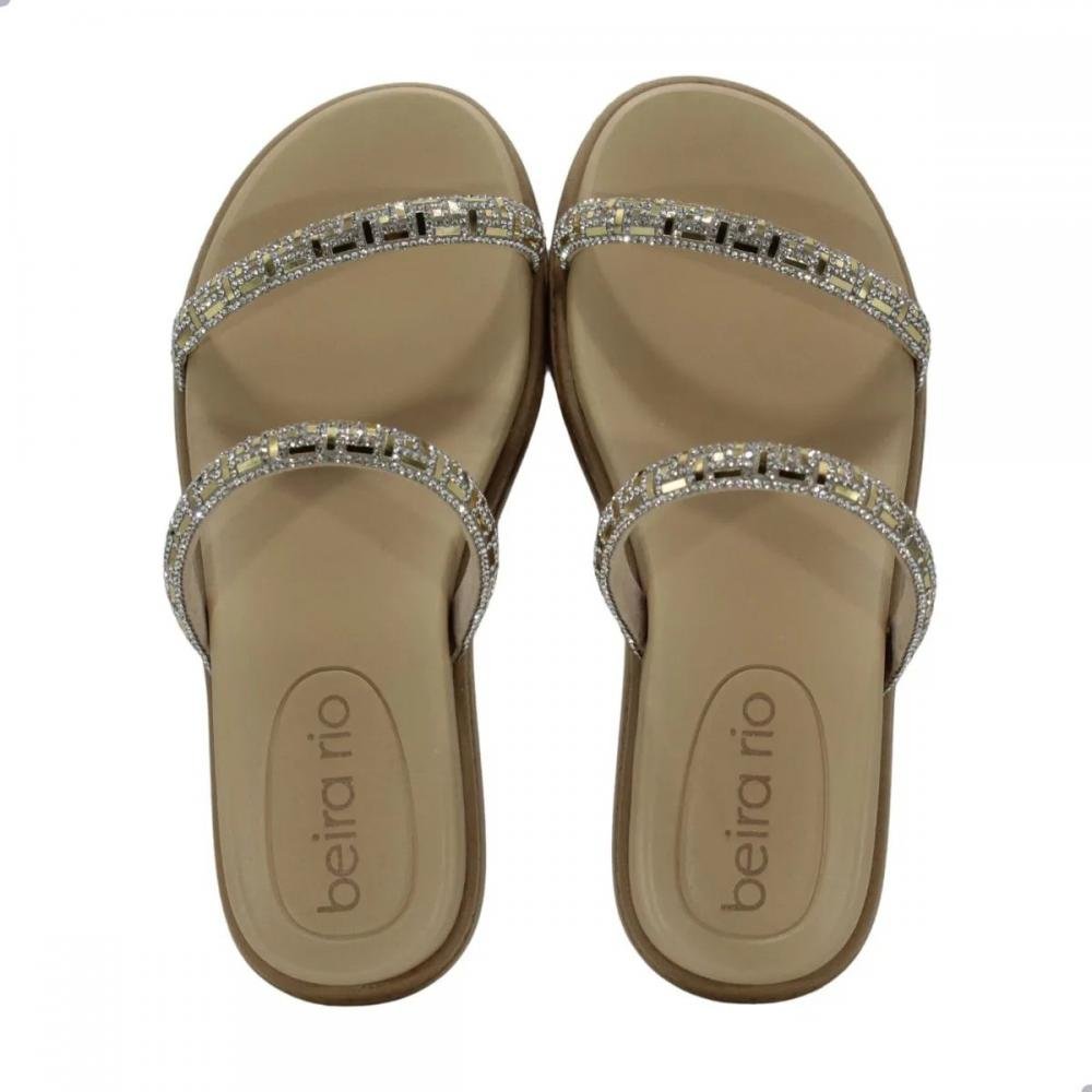 PAPETE BEIRA RIO CONFORTO STRASS 8488.105 Bege 4