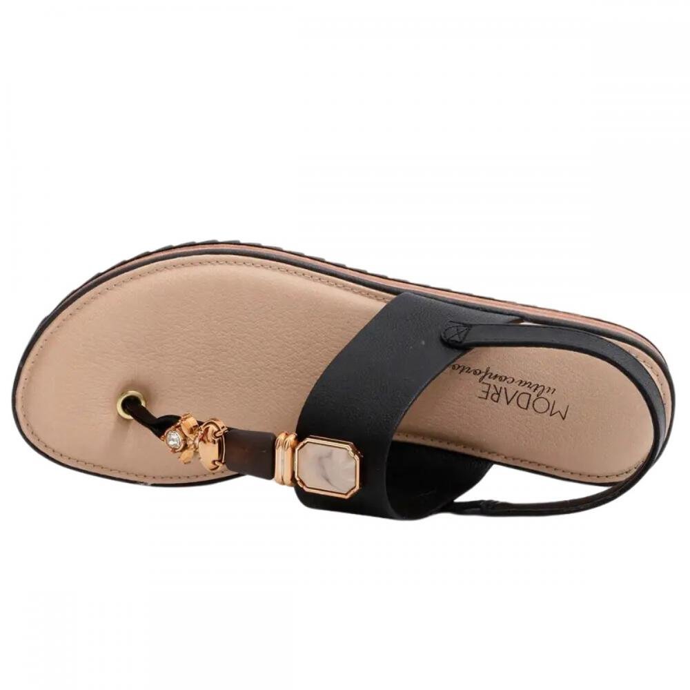 SANDÁLIA RASTEIRA MODARE PEDRARIAS 7141.120 Preto 5