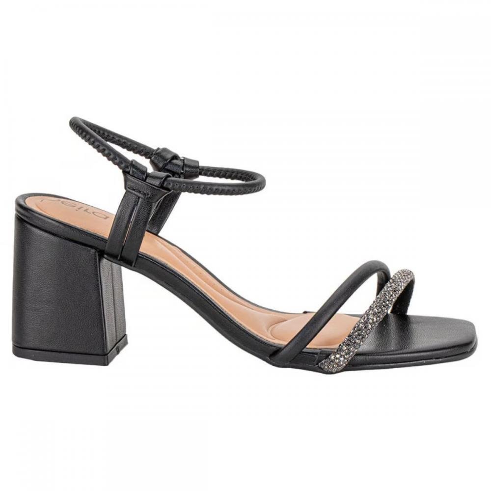 SANDÁLIA SALTO BLOCO BEIRA RIO 8436-313 Preto 2