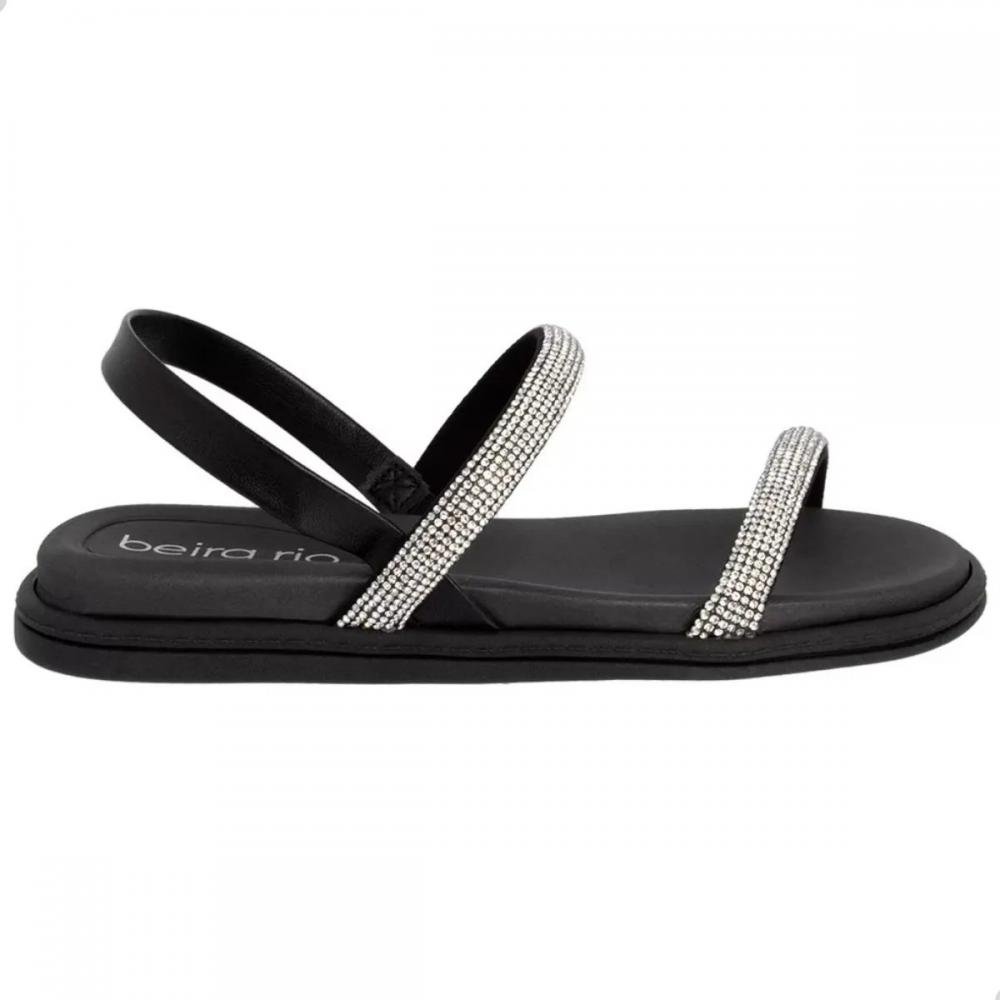 PAPETE RASTEIRA BEIRA RIO STRASS 8488.109 Preto 2