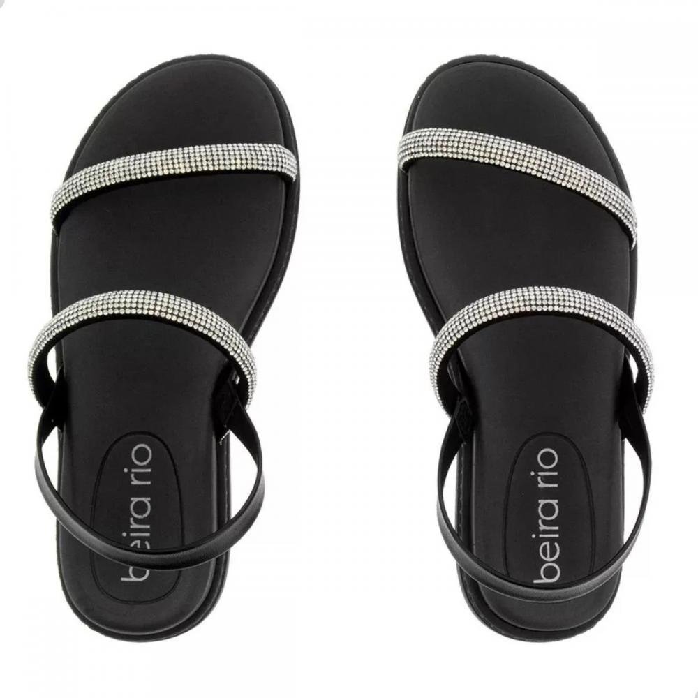 PAPETE RASTEIRA BEIRA RIO STRASS 8488.109 Preto 3