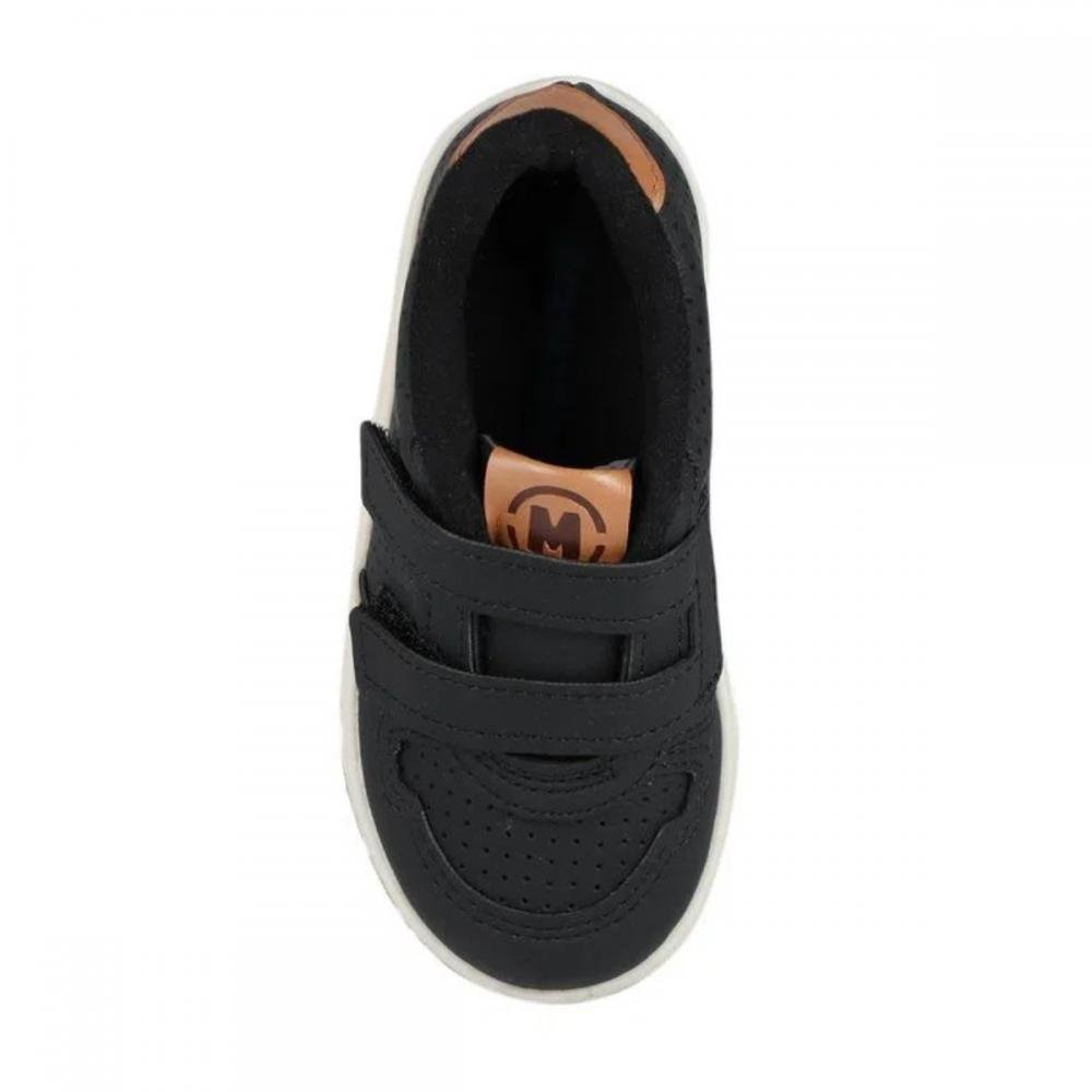TÊNIS MOLEKINHO BABY CASUAL 2623.102 Preto/Marrom 2