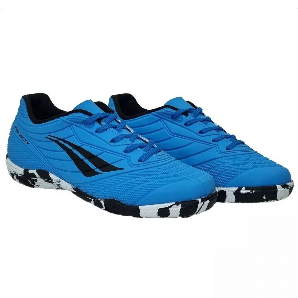 CHUTEIRA FUTSAL PENALTY MATIS KIDS XXI Azul/Preto 2