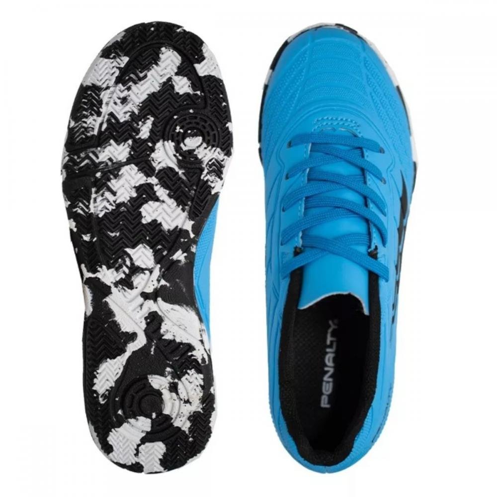 CHUTEIRA FUTSAL PENALTY MATIS KIDS XXI Azul/Preto 4