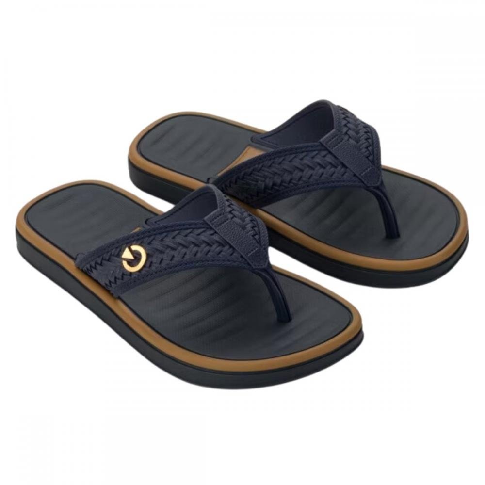 CHINELO CARTAGO INFANTIL COIMBRA 12460 Azul/Marrom 2