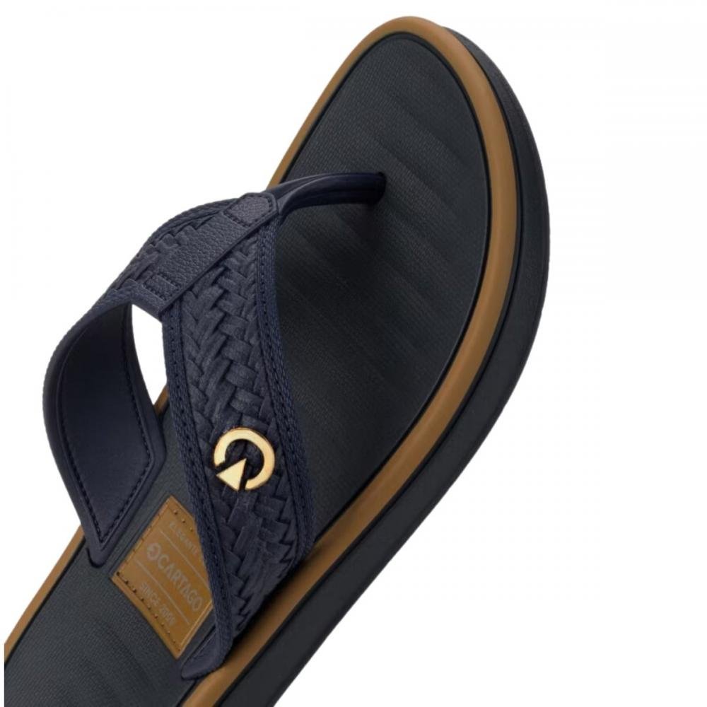 CHINELO CARTAGO INFANTIL COIMBRA 12460 Azul/Marrom 4