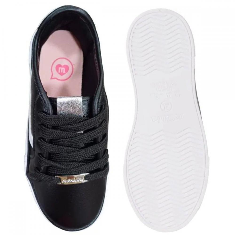 TÊNIS MOLEKINHA MENINA CASUAL 2565.109 Preto/Branco 3