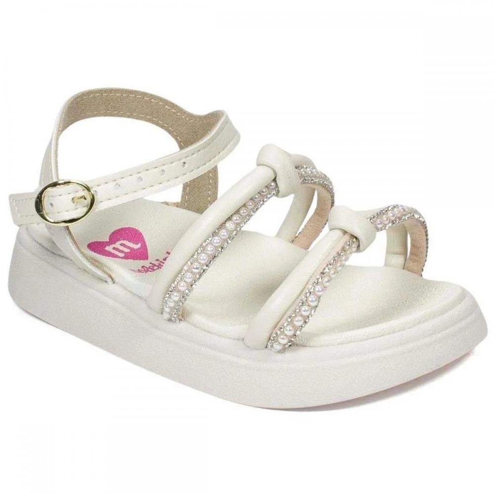PAPETE MOLEKINHA BABY FLATFORM 2733.103 Branco 4