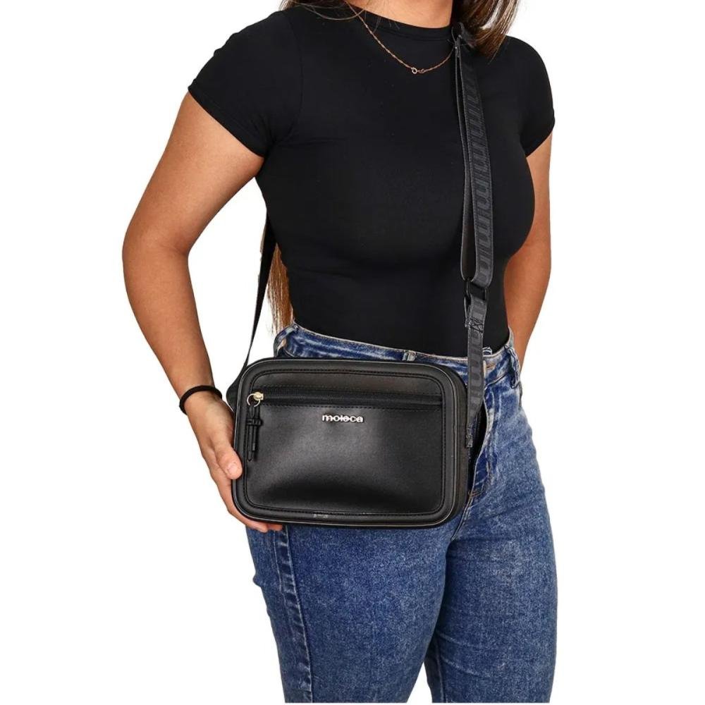 BOLSA MOLECA CASUAL TRANSVERSAL 50048.3 Preto 2