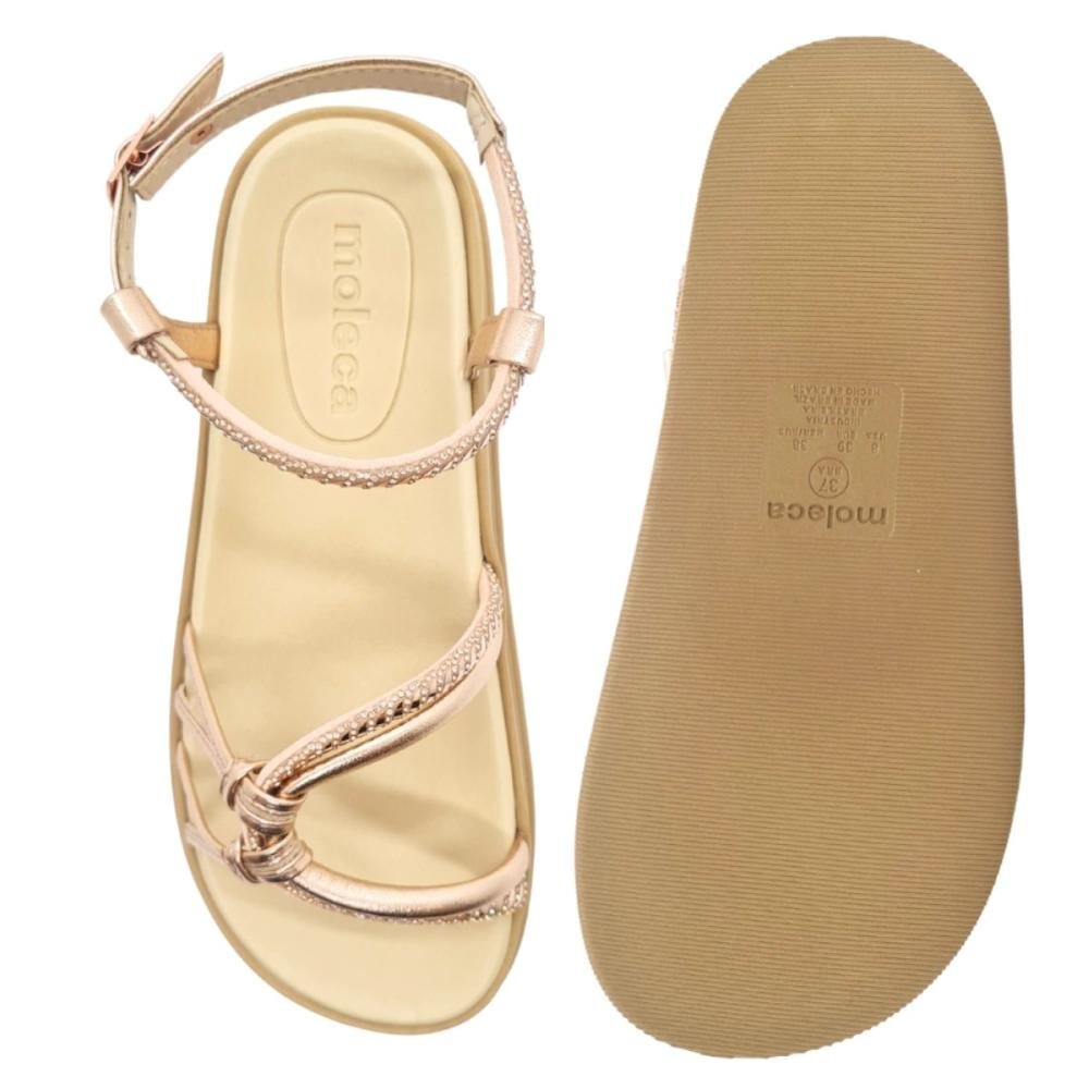 SANDÁLIA PAPETE MOLECA STRASS 5509.103 3