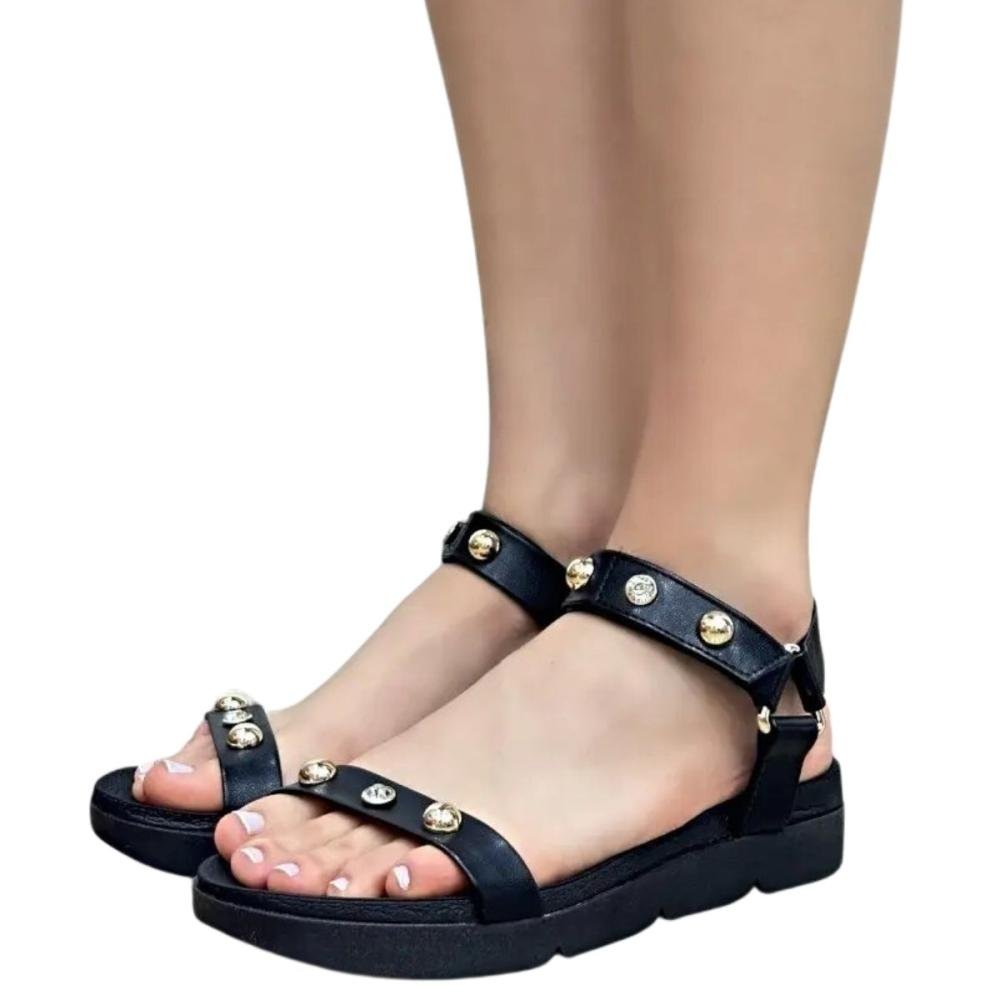 SANDÁLIA BEIRA RIO CONFORTO SPIKE 8387.537 Preto 3