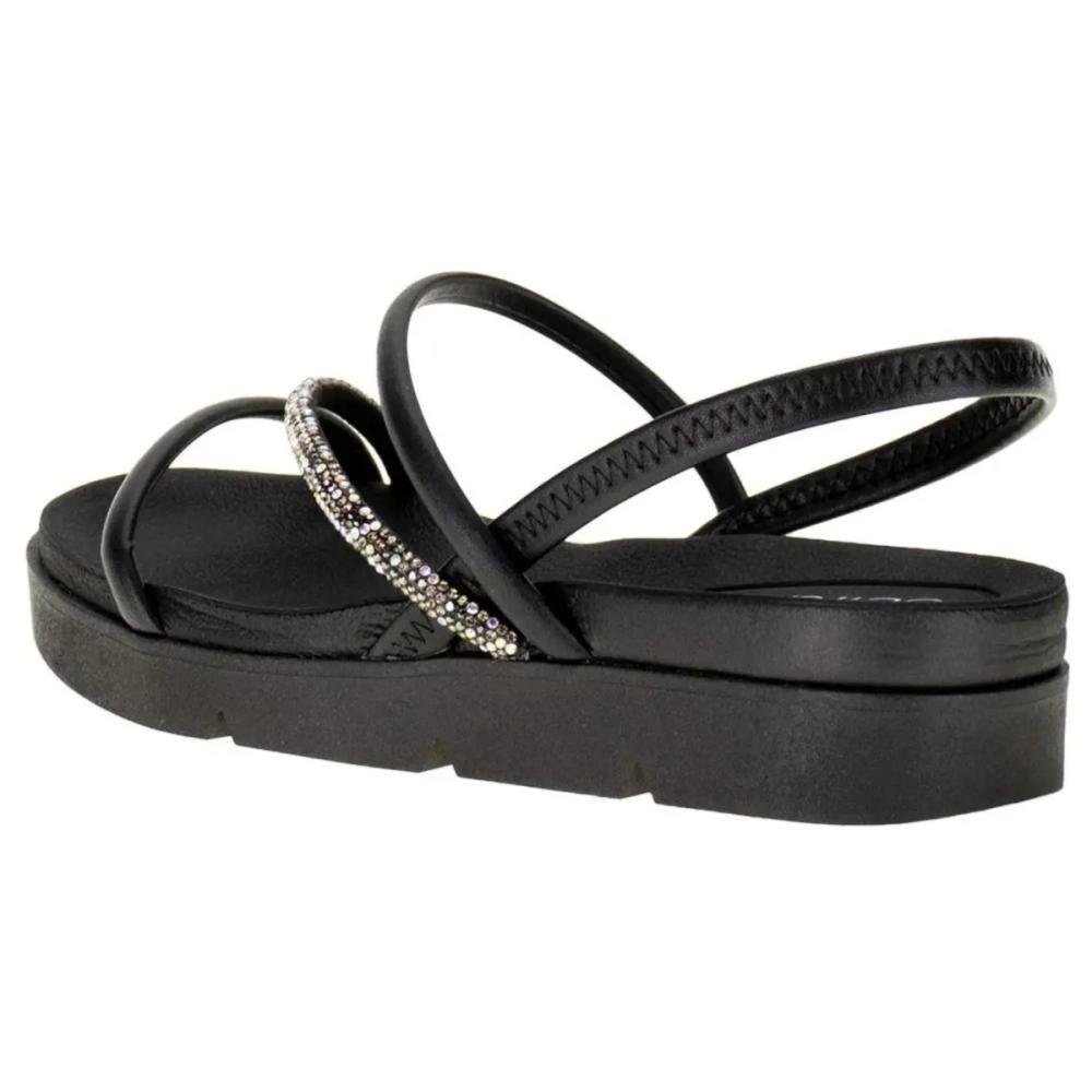 SANDÁLIA BEIRA RIO STRASS CONFORTO 8387.530 Preto 4