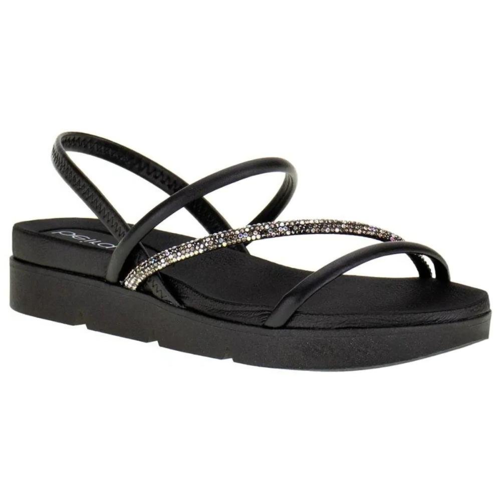 SANDÁLIA BEIRA RIO STRASS CONFORTO 8387.530 Preto 5