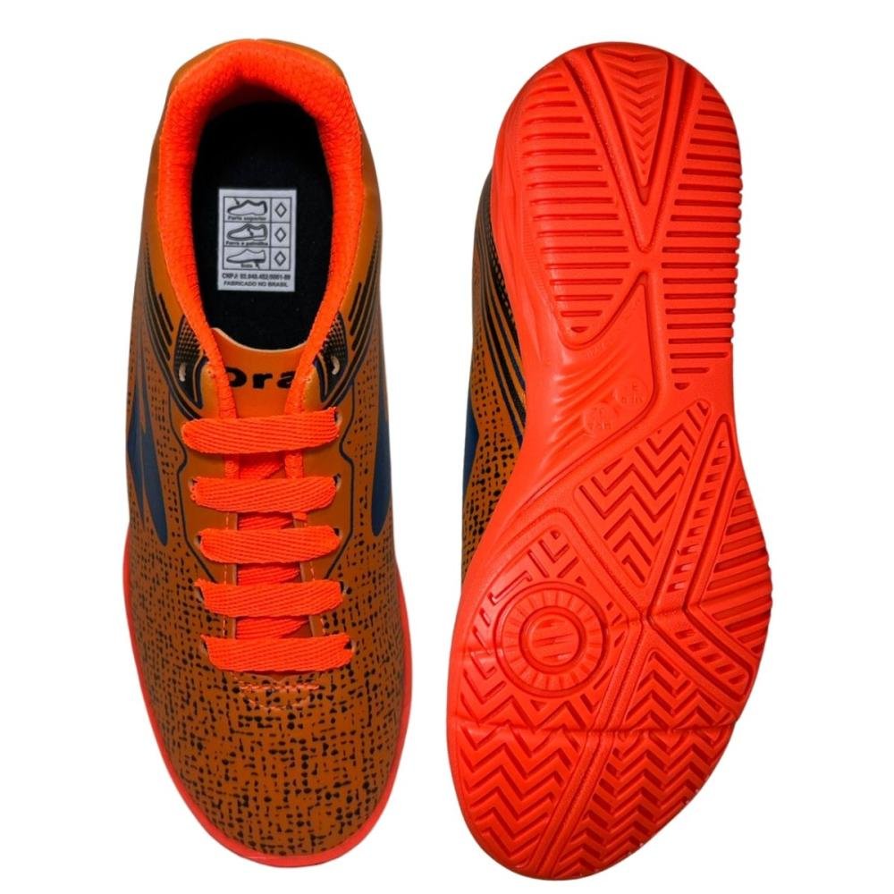 CHUTEIRA INFANTIL DRAY FUTSAL 203-301 Laranja/Azul 2