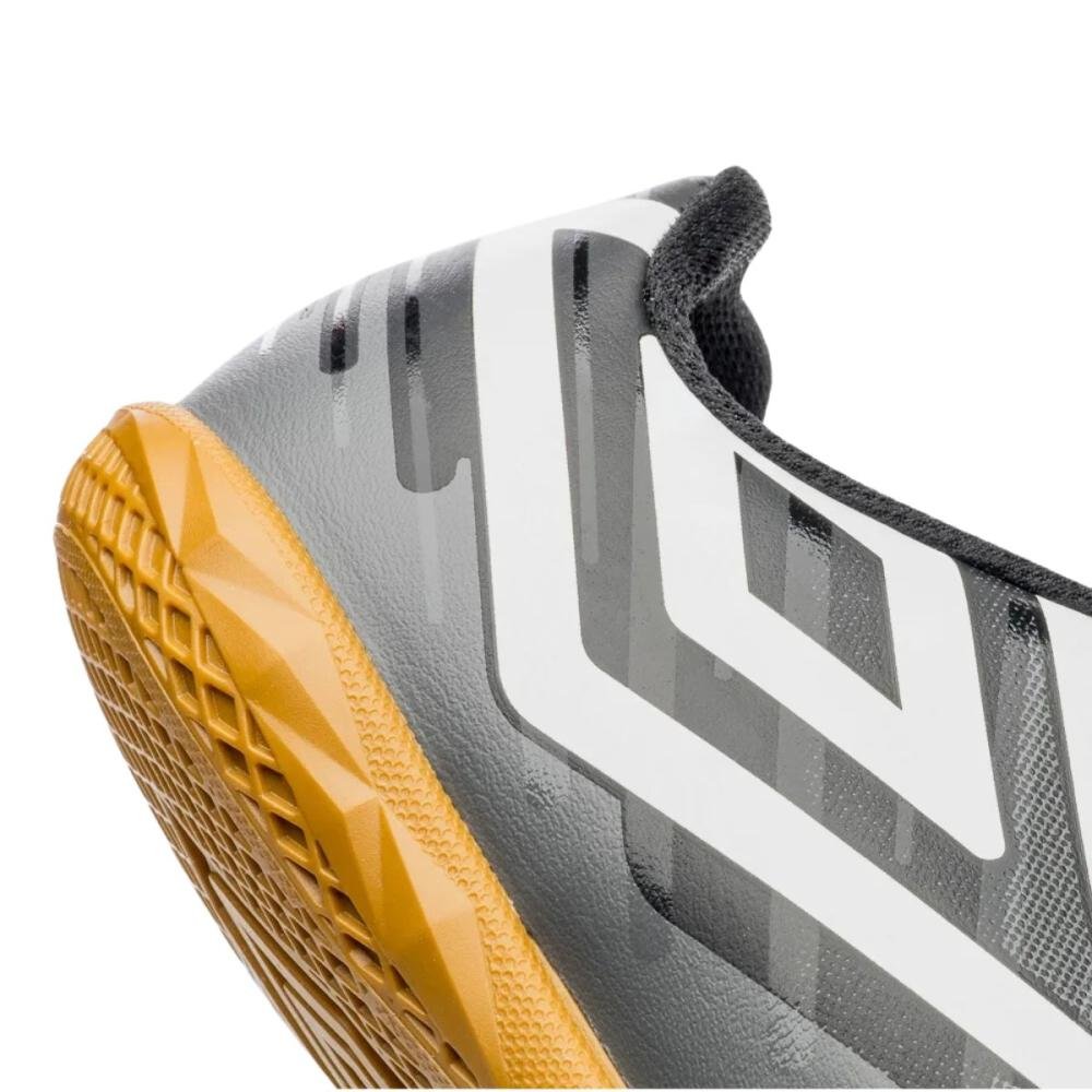 CHUTEIRA FUTSAL UMBRO ACTION JR U07FB00285 Cinza/Branco 4