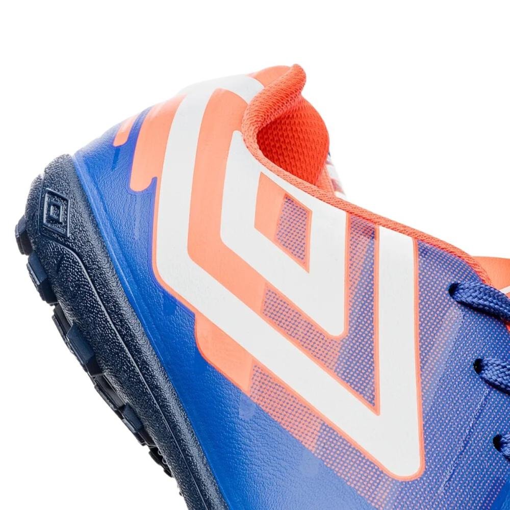 CHUTEIRA SOCIETY UMBRO ACTION JR U07FB00286 Azul/Laranja 5