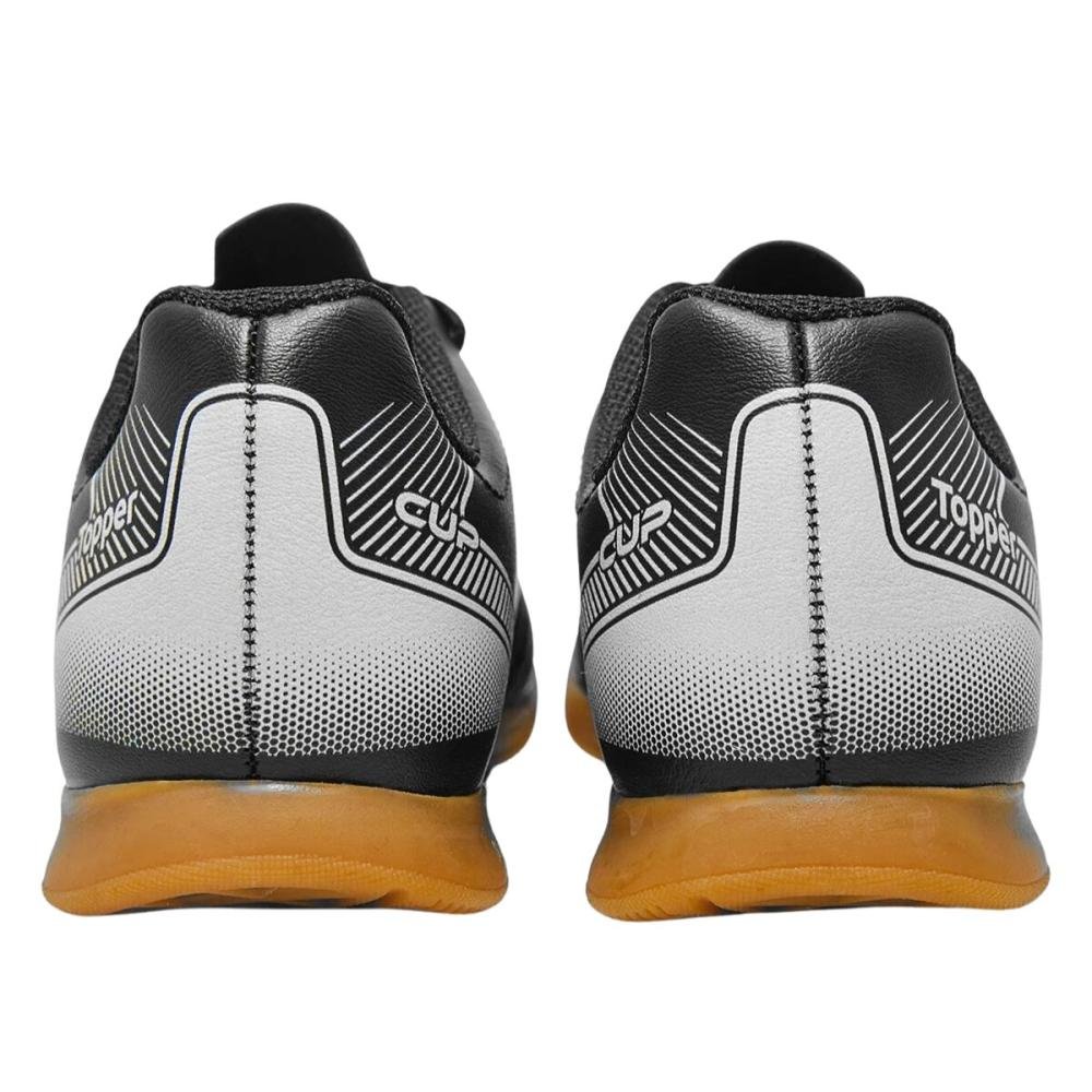 CHUTEIRA FUTSAL INFANTIL TOPPER CUP VII Preto/Branco 2