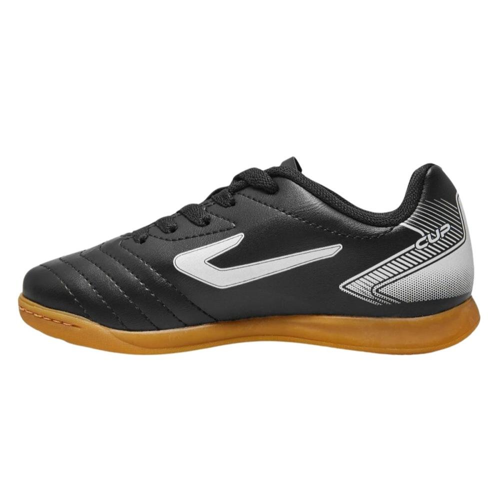 CHUTEIRA FUTSAL INFANTIL TOPPER CUP VII Preto/Branco 4
