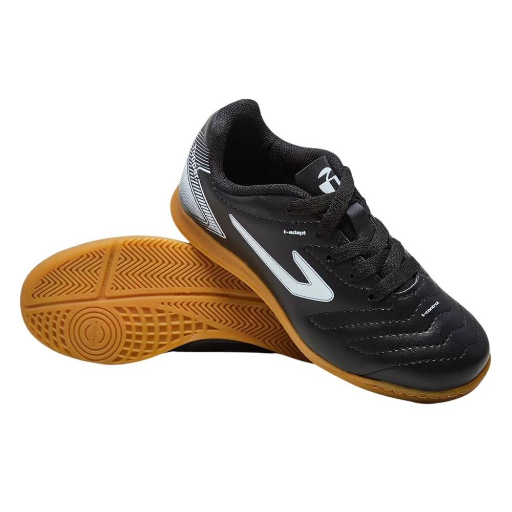 CHUTEIRA FUTSAL INFANTIL TOPPER CUP VII Preto/Branco 6