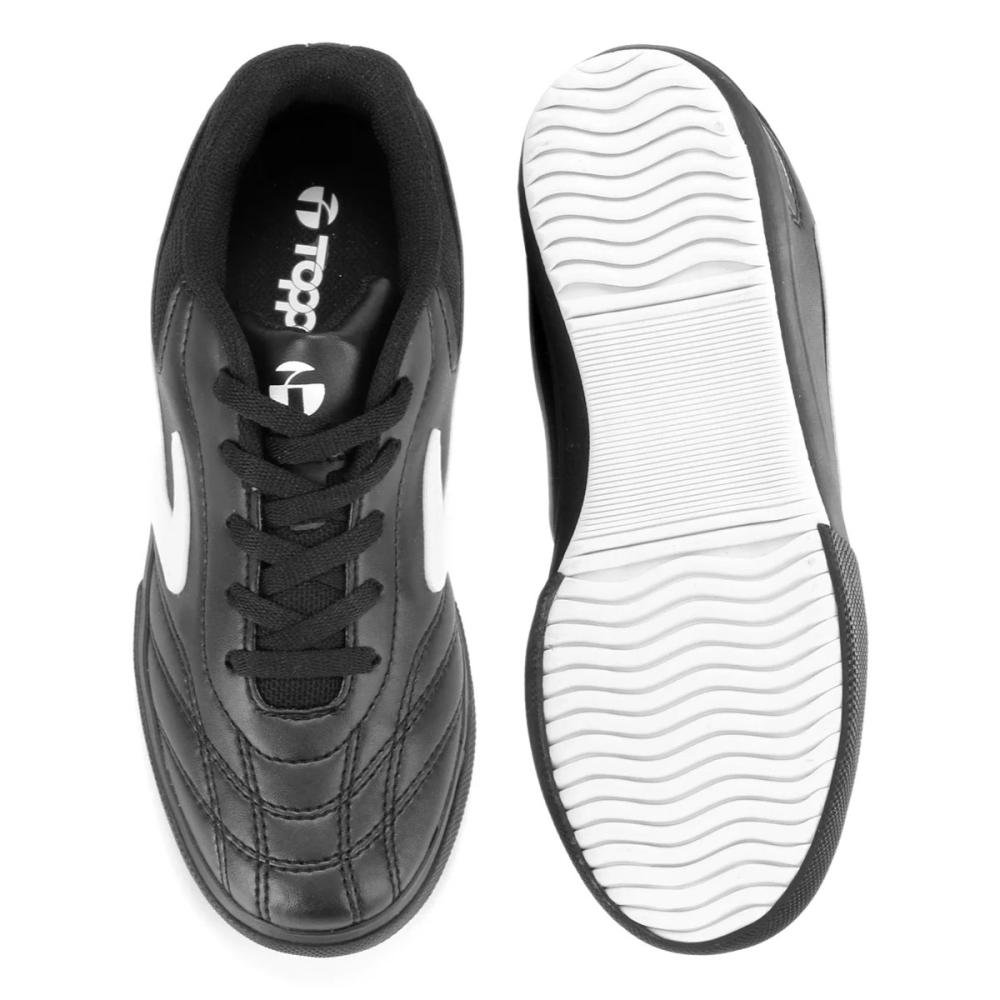 CHUTEIRA FUTSAL TOPPER DOMINATOR JUNIOR Preto/Branco 3