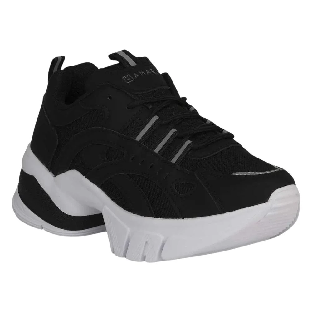 TÊNIS RAMARIM CRYSTAL 80231 Preto/Branco 4