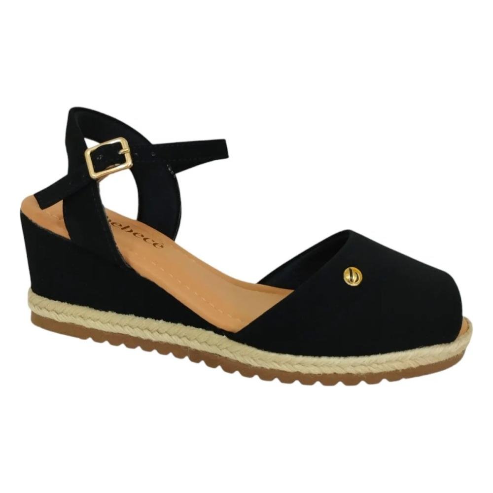 SANDÁLIA ESPADRILHE BEBECÊ ANABELA T5828-161 Preto 4