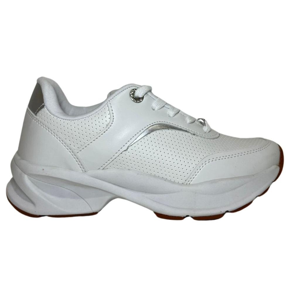 TÊNIS CASUAL RED TEEN RN11003 Branco/Prata