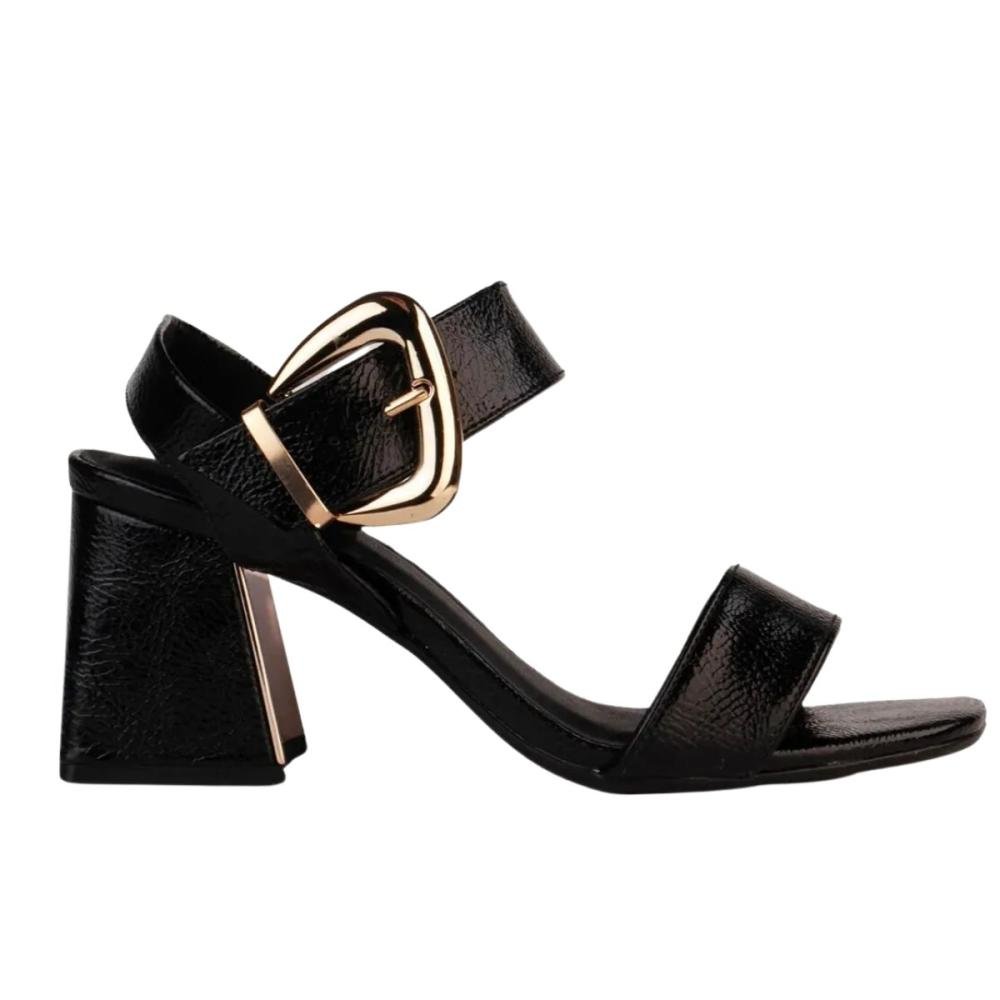 SANDÁLIA BEBECÊ SALTO BLOCO T6049-103 Preto 1