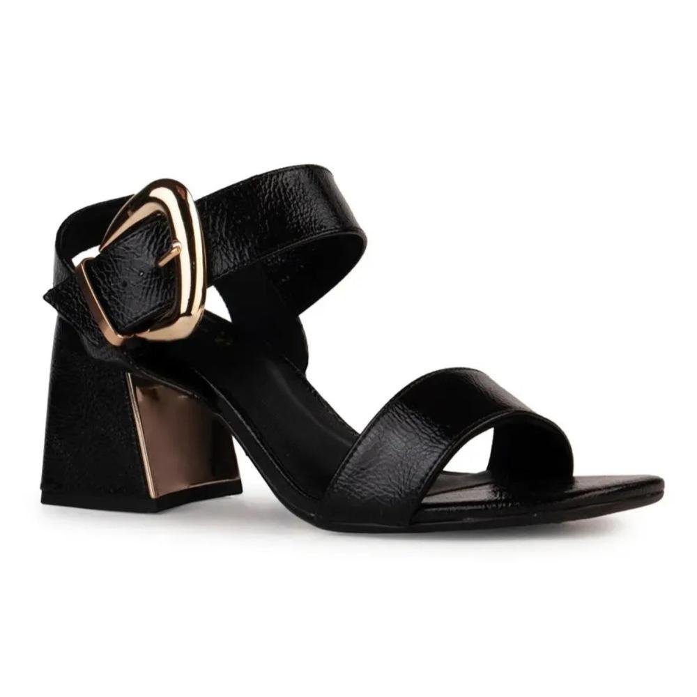 SANDÁLIA BEBECÊ SALTO BLOCO T6049-103 Preto 3