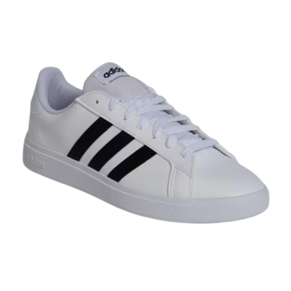 TÊNIS ADIDAS GRAND COURT BASE 2.0 IQ5679 Branco/Preto 3